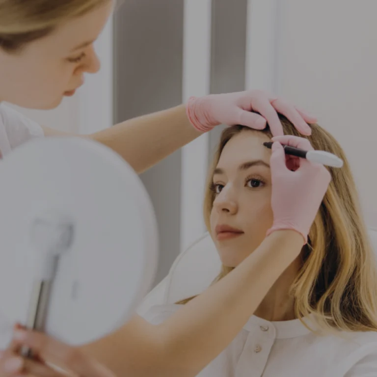 Botox affecting 3 facial areas