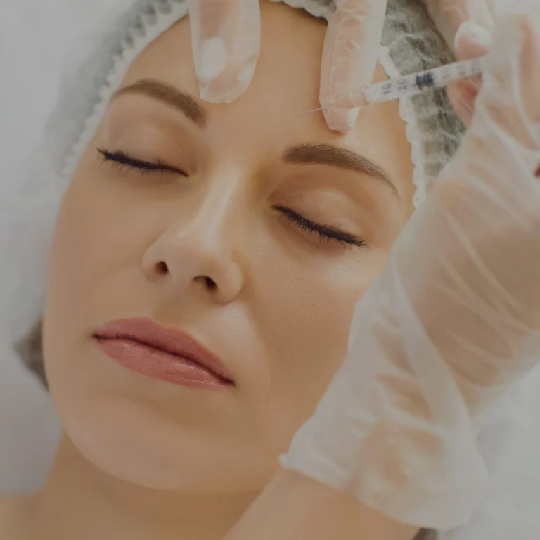 Glabella- the area between the eyebrows